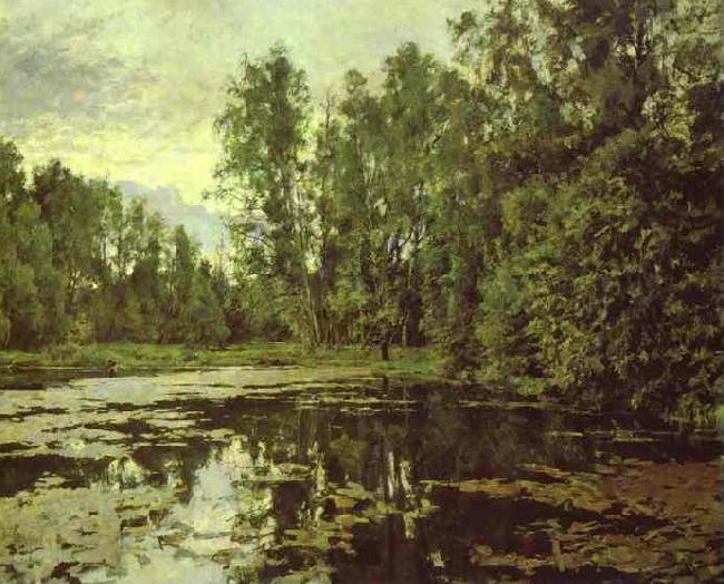 Valentin Serov the Overgrown Pond. Domotcanovo Germany oil painting art